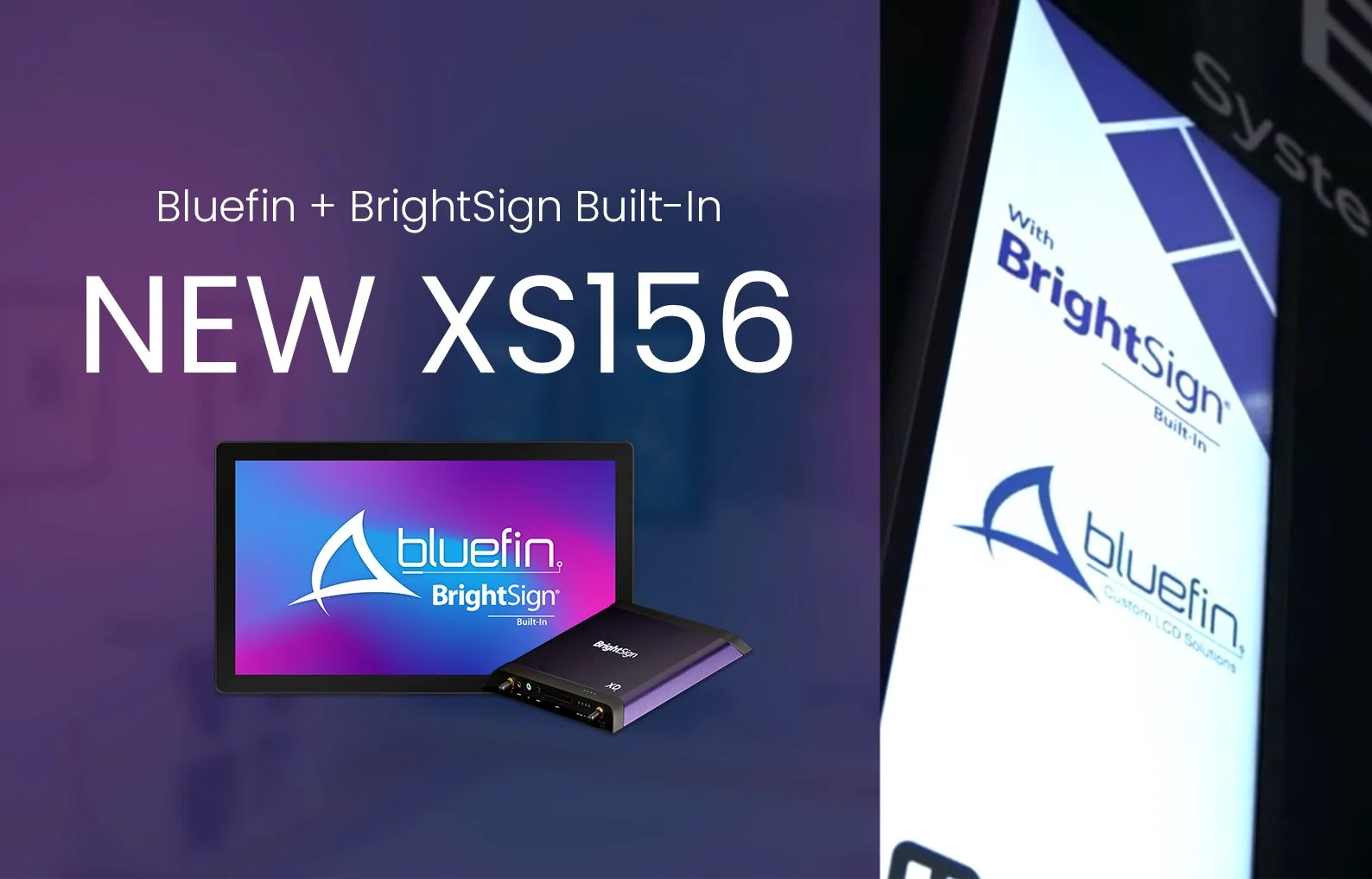 65.0'' Flex-OS | All-in-One LCD Screen | Bluefin